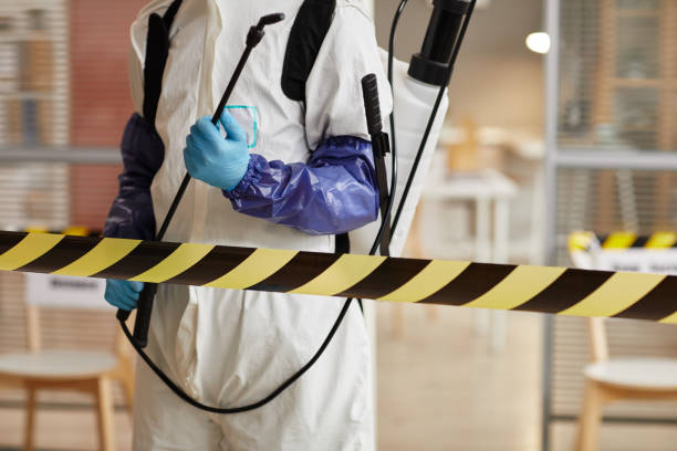 Professional Trauma Scene Cleanup technician working in Street, MD